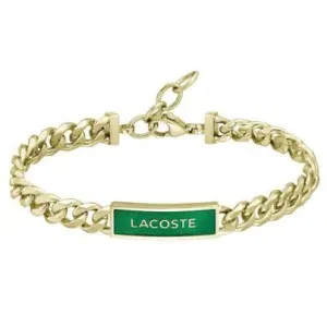 Ανδρικό βραχιόλι Lacoste 2040323 από ανοξείδωτο ατσάλι.