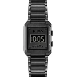 Ρολόι Hugo Boss 1530358 Thrive από ανοξείδωτο ατσάλι με μαύρο καντράν και μπρασελέ.