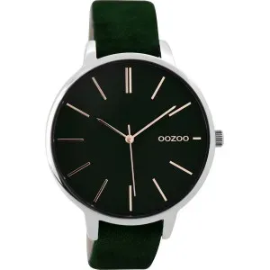 Ρολόι OOZOO C9213 Timepieces με Πράσινο Δερμάτινο Λουράκι