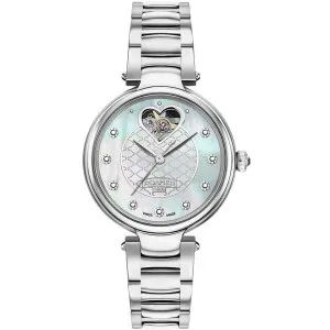 Γυναικείο ρολόι ROAMER 557661-41-19-50 Dreamline Automatic Diamonds με φίλντισι καντράν και μπρασελέ.