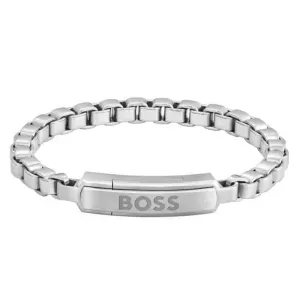 Ανδρικό βραχιόλι HUGO BOSS 1580596 από ανοξείδωτο ατσάλι.