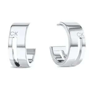 Γυναικεία σκουλαρίκια κρίκοι CALVIN KLEIN 35000677 από ανοξείδωτο ατσάλι.