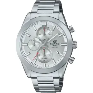 Ανδρικό ρολόι Ρολόι CASIO EFB-710D-7AVUEF Edifice από ανοξείδωτο ατσάλι με ασημί καντράν και ασημί μπρασελέ.