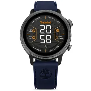 Ανδρικό ρολόι TIMBERLAND TDIGB0064502 Trail Force S1 Smartwatch με μπλε καουτσούκ λουράκι.