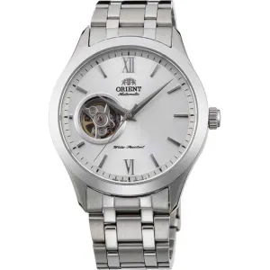 Ανδρικό ρολόι Orient TAG03001W Contemporary Automatic από ανοξείδωτο ατσάλι με ασημί καντράν και ασημί μπρασελέ.