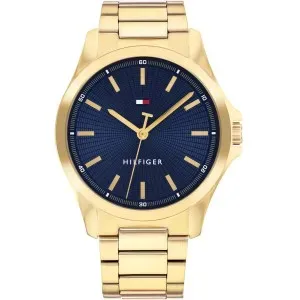 Ανδρικό ρολόι Tommy Hilfiger 1710679 Sport από ανοξείδωτο ατσάλι με μπλε καντράν και μπρασελέ.