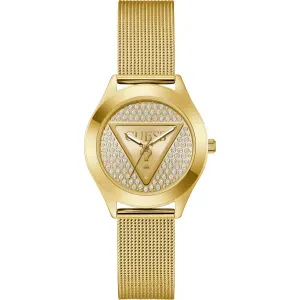 GUESS GLITZ PLAQUE GW0835L2 Γυναικείο Ρολόι Quartz Ακριβείας