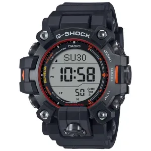 Ανδρικό ρολόι CASIO G-SHOCK GW-9500MEC-1ER MUDMASTER SOLAR με μαύρο καντράν και μαύρο καουτσούκ λουράκι.