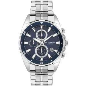 Ανδρικό ρολόι LEE COOPER LC07515.390 με μπλε καντράν και μπρασελέ.