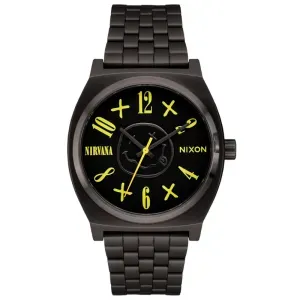 Ρολόι NIXON A1419-5275-00 από ανοξείδωτο ατσάλι με μαύρο καντράν και μαύρο μπρασελέ.