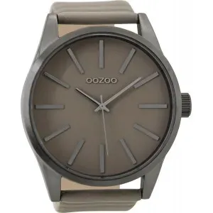 Ρολόι OOZOO C9411 Timepieces με Καφέ Δερμάτινο Λουράκι