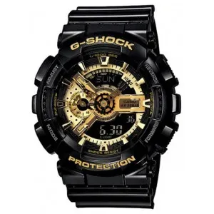 Ρολόι CASIO GA-110GB-1AER G-Shock με Μαύρο Καουτσούκ Λουράκι