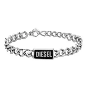 Βραχιόλι DIESEL DX1513040 Diesel Font Steel από ανοξείδωτο ατσάλι.