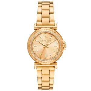 Γυναικείο Ρολόι Michael Kors MK7516 Maren από ανοξείδωτο ατσάλι με χρυσό καντράν και χρυσό μπρασελέ.