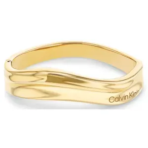 Βραχιόλι CALVIN KLEIN 35000642 χειροπέδα από επιχρυσωμένο ανοξείδωτο ατσάλι.