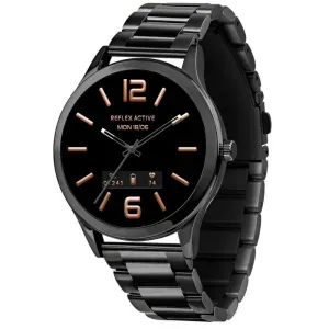 Ρολόι Reflex Active RA31-4094 Smartwatch με μαύρο μπρασελέ.