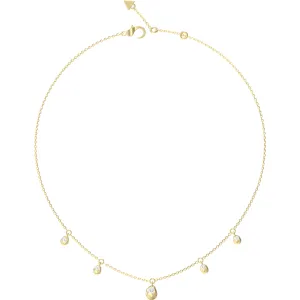 GUESS STEEL PANAREA JUBN05185JWYGT U Κολιέ Χρυσό Με Κρεμαστά Βότσαλα Με Πέτρες