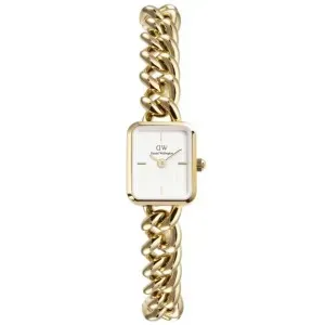 Γυναικείο ρολόι DANIEL WELLINGTON DW00100836 Jolie Chain από επιχρυσωμένο ανοξείδωτο ατσάλι με λευκό καντράν και μπρασελέ.