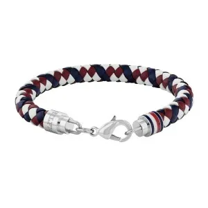 Ανδρικό βραχιόλι Tommy Hilfiger 2790633 από ανοξείδωτο ατσάλι και δέρμα.