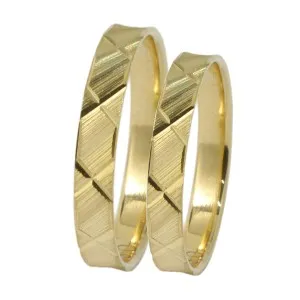 Χρυσές Βέρες Γάμου VR-01626 Matteo