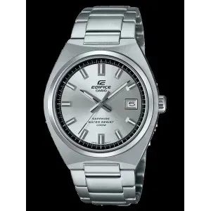 Ανδρικό ρολόι Ρολόι CASIO EFB-109D-7AVEF Edifice από ανοξείδωτο ατσάλι με ασημί καντράν και ασημί μπρασελέ.