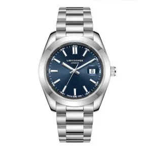 Ανδρικό ρολόι LEE COOPER LC08189.390 με πράσινο καντράν και μπρασελέ.