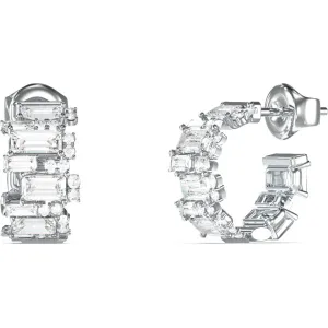 GUESS STEEL CHANDELIER JUBE05354JWRHT U Σκουλαρίκια Ασημένια Με Πέτρες