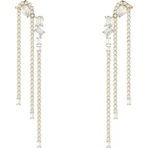 GUESS STEEL CHANDELIER JUBE05362JWYGT U Σκουλαρίκια Χρυσά Με Πέτρες