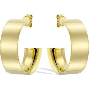 Γυναικεία σκουλαρίκια κρίκοι VOGUE 20172672201 από επιχρυσωμένο ασήμι 925 σε χρυσή επιμετάλλωση 18 καρατίων.