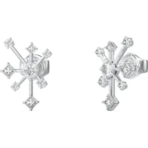 GUESS STEEL GALAXY JUBE05566JWRHT U Σκουλαρίκια Ασημένια Με Πέτρες