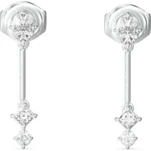 GUESS STEEL GALAXY JUBE05568JWRHT U Σκουλαρίκια Ασημένια Με Πέτρες