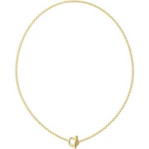 GUESS STEEL MAJORELLE JUBN05371JWYGT U Κολιέ Χρυσό Με Σχέδιο Και Λογότυπο