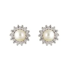 Λευκόχρυσα  σκουλαρίκια FL28906