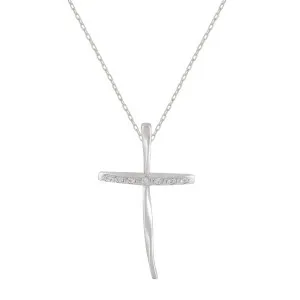 Σταυρός λευκόχρυσος FL29345L