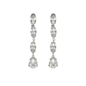 Γυναικεία σκουλαρίκια Victoria Cruz A4375-07HT από ασήμι 925 με πέτρες ζιργκόν.