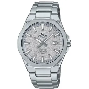 Ανδρικό ρολόι CASIO EFR-S108DE-8AVUEF Edifice από ανοξείδωτο ατσάλι με ασημί καντράν και ασημί μπρασελέ.