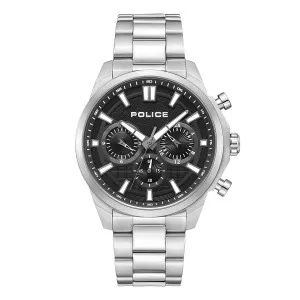 Ανδρικό Ρολόι POLICE PEWJK0021001M RANGY από ανοξείδωτο ατσάλι με μαύρο καντράν και μπρασελέ.