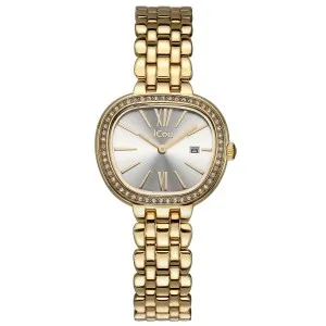 Γυναικείο Ρολόι JCOU JU19085-4 Harp από ανοξείδωτο ατσάλι με ασημί καντράν και μπρασελέ