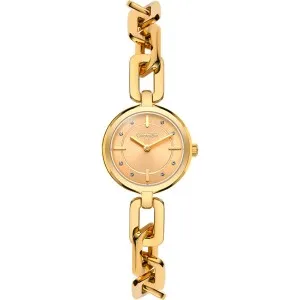 Γυναικείο ρολόι BREEZE 212581.4 Cadena από ανοξείδωτο ατσάλι με χρυσό καντράν και χρυσό μπρασελέ.