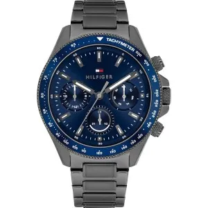 Ανδρικό ρολόι Tommy Hilfiger 1792212 από ανοξείδωτο ατσάλι με μπλε καντράν και μπρασελέ.