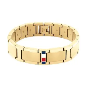Ανδρικό Βραχιόλι Tommy Hilfiger 2790658 από επιχρυσωμένο ανοξείδωτο ατσάλι