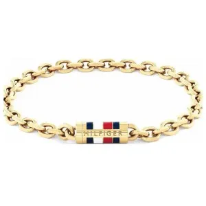 Ανδρικό βραχιόλι Tommy Hilfiger 2790653 από επχρυσωμένο ανοξείδωτο ατσάλι.