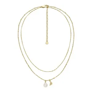 Γυναικείο κολιέ Emporio Armani EGS3273710 Eagle Logo από επιχρυσωμένο ορείχαλκο.