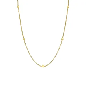 Κολιέ VOGUE 20179714401 από επιχρυσωμένο ασήμι 925 σε χρυσή επιμετάλλωση 18 καρατίων.