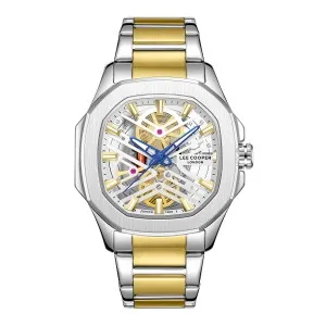 Ανδρικό ρολόι LEE COOPER LC08246.230 με ασημί  καντράν και μπρασελέ.