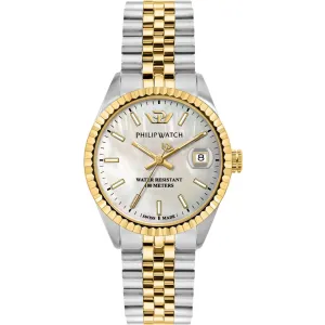 Γυναικείο ρολόι PHILIP WATCH R8253597675 Caribe Urban από ανοξείδωτο ατσάλι με φίλντισι καντράν και μπρασελέ.