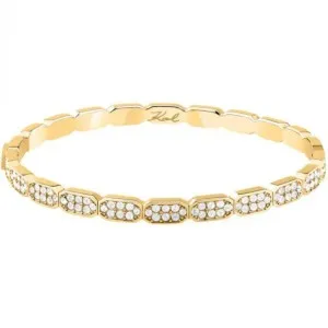 KARL LAGERFELD CRYSTALS KLAYC59 Γυναικείο Βραχιόλι Χρυσό Με Πέτρες