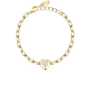 KARL LAGERFELD CHARMS KLAYD14 Γυναικείο Βραχιόλι Χρυσό Με Πέτρες