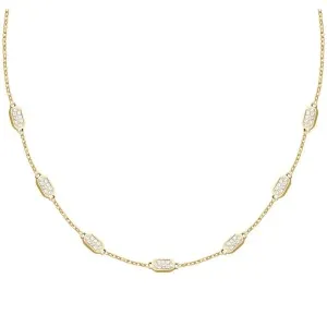 KARL LAGERFELD CRYSTALS KLAYC58 Γυναικείο Κολιέ Χρυσό Με Πέτρες