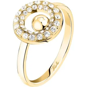 KARL LAGERFELD CRYSTALS KLAYC570-No 12 Γυναικείο Δαχτυλίδι Χρυσό Με Πέτρες